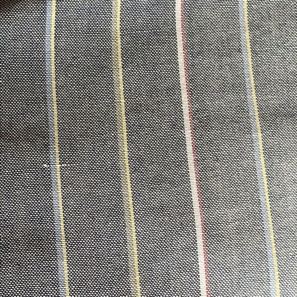 O'Neill Light Navy Striped Casual Short Sleeve Button Down Shirt, Size XL - Picture 8 of 8